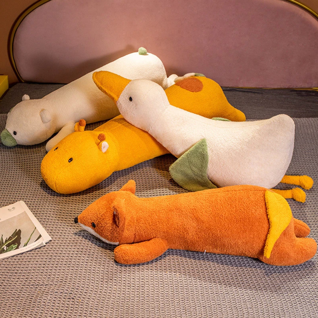 Cute Animal Plush Throw Pillow